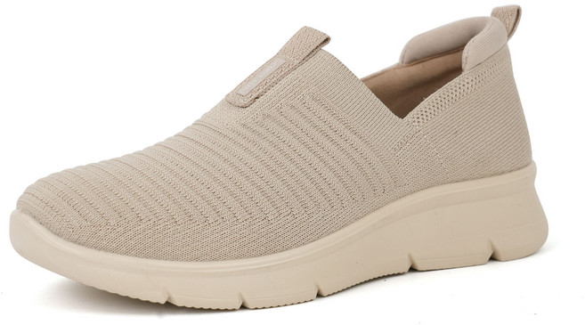 HAWKWELL 여성 니트 슬립온 워킹화 아치 서포트 경량 간호사 신발