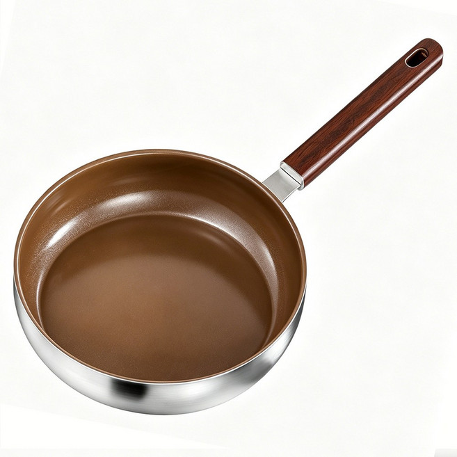 CookNest 인덕션 통3중 304 스텐 후라이팬 세라믹 코팅, 1개, 24cm