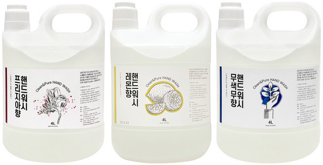 낫띵배럴 프리미엄 핸드워시 거품비누 향기로운 프리지아향 4L, 1개