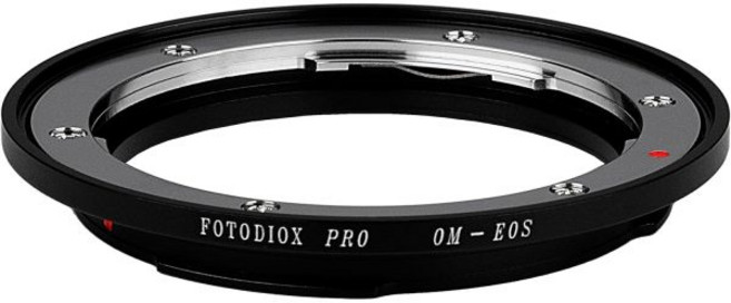 Fotodiox 포토디옥스 프로 렌즈 마운트 어댑터 펜탁스 645 렌즈용 캐논 EOS 카메라 1D 1DS 마크 II III IV 1DC 1DX D30 D60 10D 20D 20, Olympus OM, Single, Pro, 1개