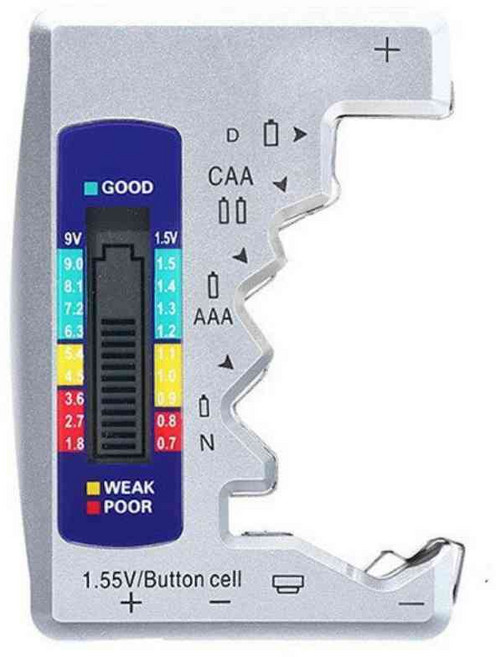 옥이드림 건전지 잔량 테스터기 배터리테스트 밧데리테스트기 배터리테스터, 건전지테스터기, 1개
