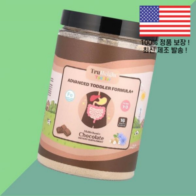 트루하이트 유아용 어드벤스드 포뮬러 1 3세용 초콜릿 0.59파운드 266g TruHeight Toddler Advanced Formula For Ages 3 Chocolate