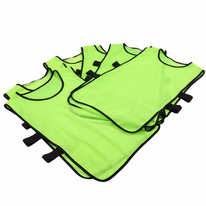 젠블리스 축구 풋살 팀조끼 형광 밴드형 6장