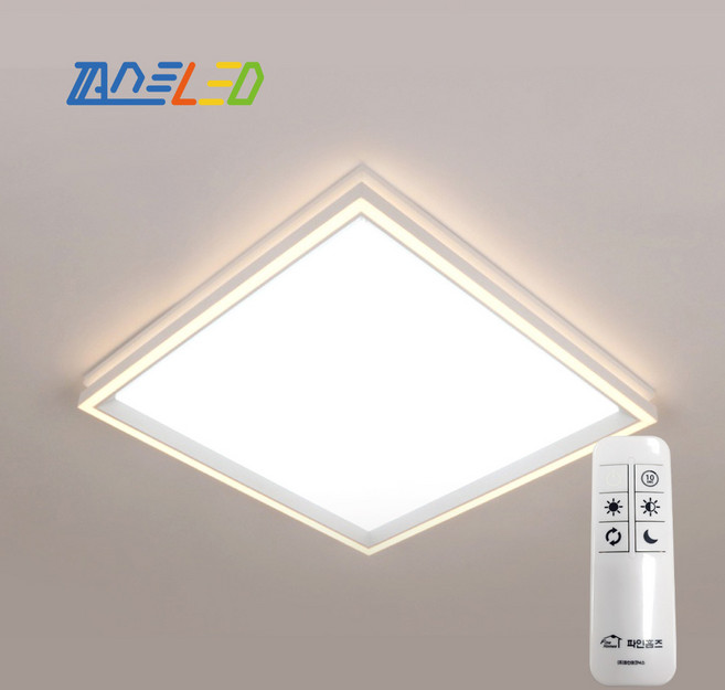 파인홈즈 LED 홈조명 P타입 시리즈 거실등 방등 무드등 리모컨 플리커프리 AS3년, 660X660 55W