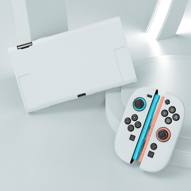 픽센드 닌텐도 스위치2 풀커버 TPU 소프트 케이스 슬림 젤리 파손방지 미끄럼방지 및 충전독호환, 1개, 화이트, XE-265