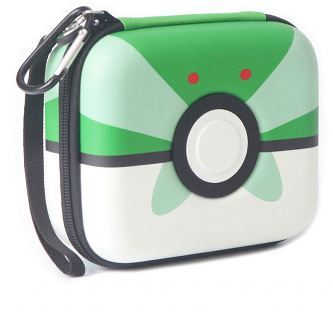 아그노 가오레칩 카드 보관함 가방, 1개, 정사각형 그린