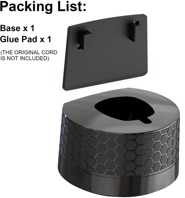 필립스 Norelco OneBlade QP2520 하이브리드 전기 면도기용 YUKU 벽걸이형 베이스 홀더, [01] Black, 01 Black, 01 1 pcs