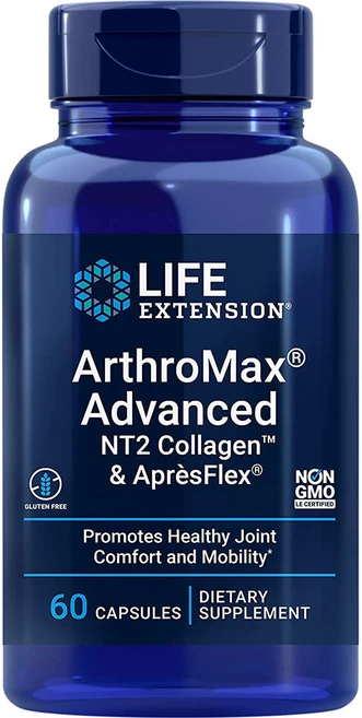 라이프익스텐션 글루코사민 황산염 보스웰리아 콜라겐 보론 60캡슐 x 1통, Collagen, 1개 - 쿠팡