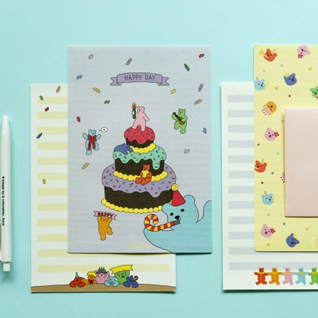 데일리 레터 (젤리베어) 01-04/편지지 봉투, 04 Neon