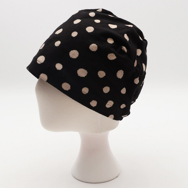 에스랑 버블도트 순면 항암모자 실내 수면 중년 여성 엄마 얇은 주방 병원 암환자 비니 모자