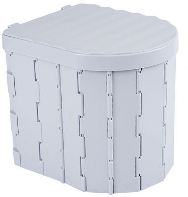 야외 여행 바깥 급똥 휴대용 접이식 변기 앉는부분 시트 상가 덮개 식당, 단일사이즈, 1개