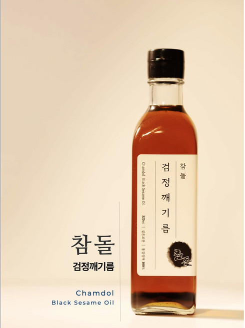 참돌 검정깨기름, 1개, 320ml