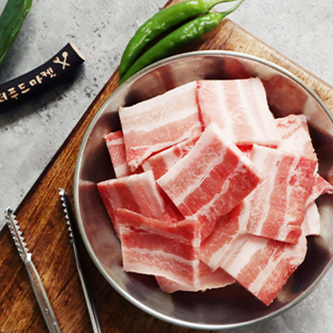 도감푸드 돼지고기 옛날냉동삼겹살 500g, 1개