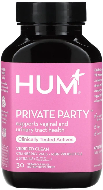 HUM Nutrition 비공개 파티 베지 캡슐 30정 Nutrition (험 뉴트리션), 1개 - 쿠팡