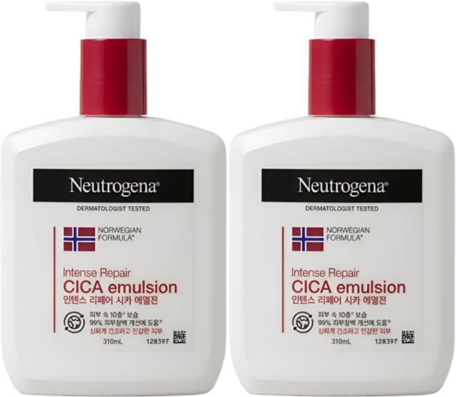 뉴트로지나 시카 에멀젼 x2 / 복수구매할인, 310ml, 2개