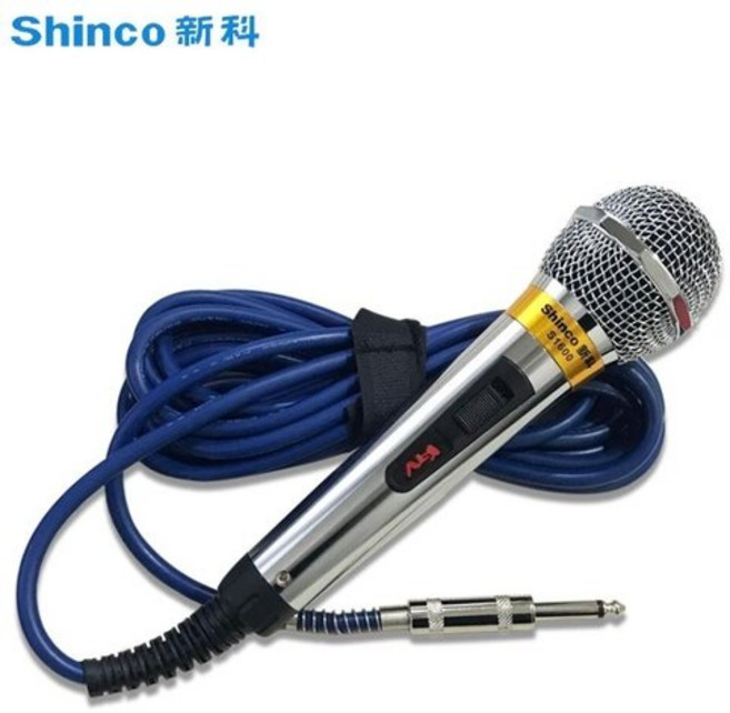 YoYo 3C S1600 有線動圈麥克風，適用家用KTV、音響、會議、演講、舞台、卡拉OK唱歌