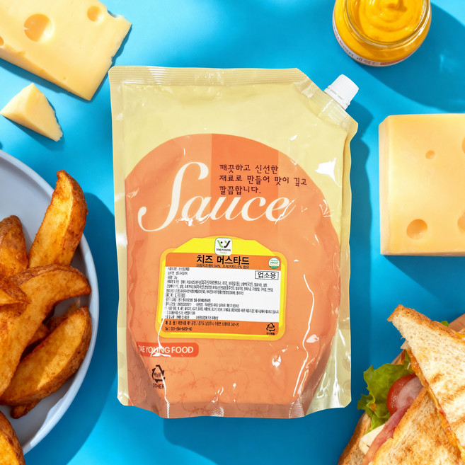 태영식품 치즈 머스타드, 2kg, 1개