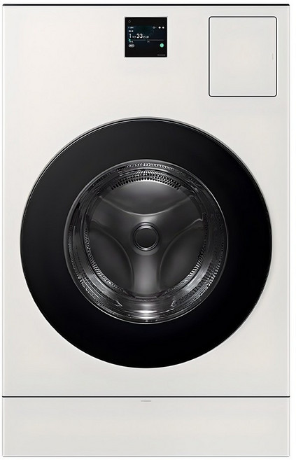 삼성 비스코프 AI 워시 콤보 올인원 세탁기건조기일체형 25kg 15kg 1등급 그레이지, WD25DB8690BE