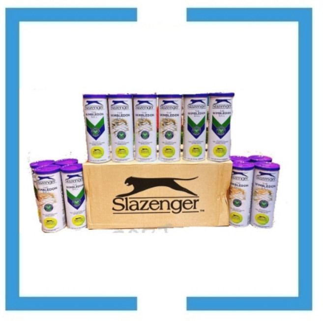 Slazenger 溫布頓網球 比賽級, 1個, 3顆裝/1箱(24桶)