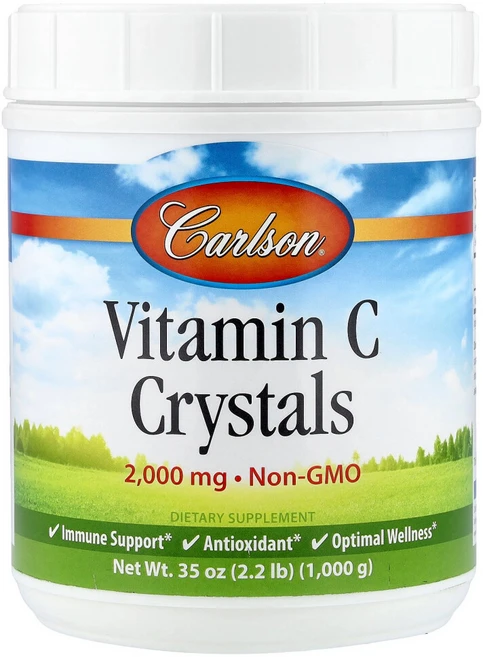 칼슨랩스 비타민 C 결정 35 oz (1000 g), 1개, 1개 - 쿠팡