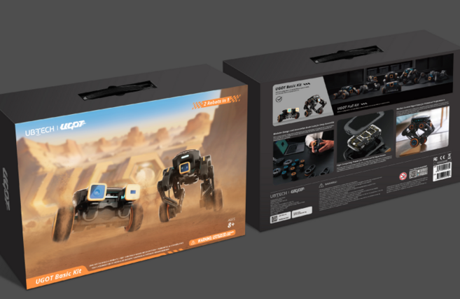 UBTECH UGOT Ai 로봇 기본 키트 교육 지능형 자동화 프로그래밍 가능한 고급 인공 지능 로봇 자동차, 01 UGOT Basic Kit, 1개
