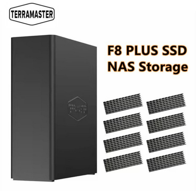 TERRAMASTER F8 SSD Plus NAS - 8베이 모든 스토리지 코어 i3 8스레드 CPU16GB 10GbE 포트 손바닥 크기 네, 01 F8 SSD Plus, 1개