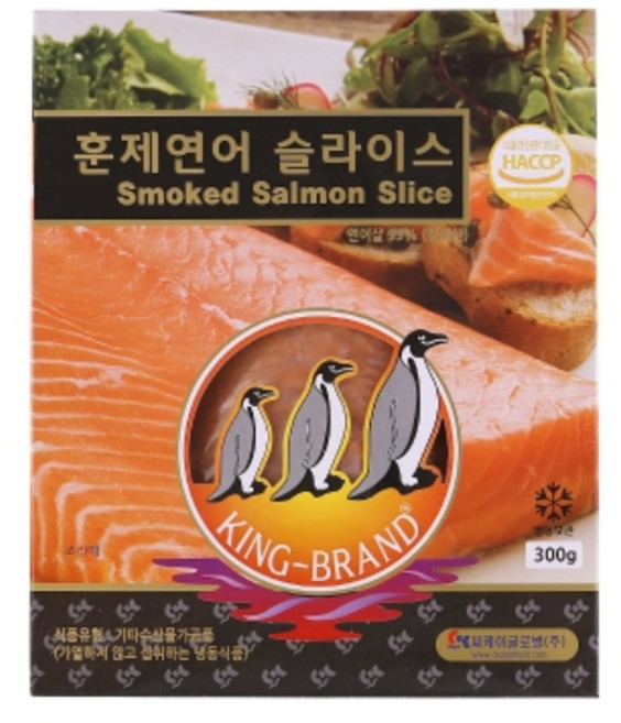 씨케이글로벌 훈제연어, 20개, 300g