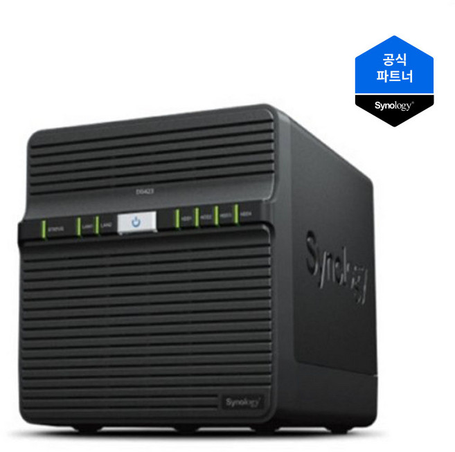 DS423 정품 NAS 스토리지 16TB 4TBX4 /RAM 2GB기본/씨게이트 아이언울프 NAS HDD AS3년무상/공인인증점