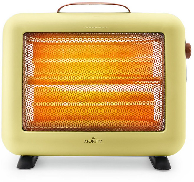 모리츠 감성 레트로 2단 쿼츠 히터, 민트, [MEH-1M3000HJ]