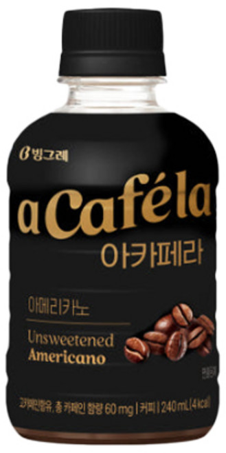 아카페라 아메리카노, 240ml, 20개