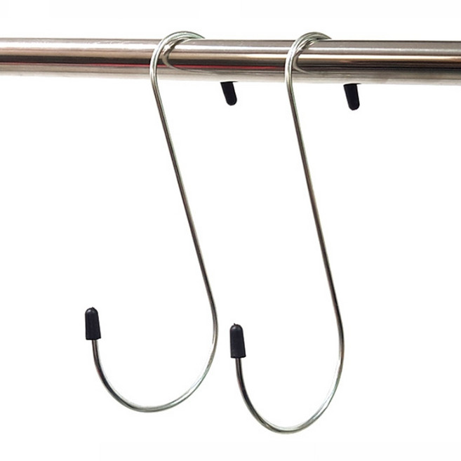 20cm S자형 고리 봉걸이 2개입
