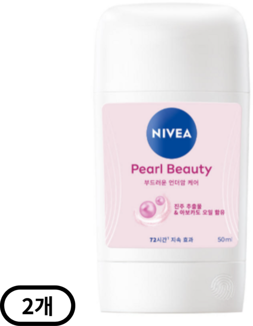 니베아 데오드란트 스틱 펄앤뷰티, 1개, 100ml