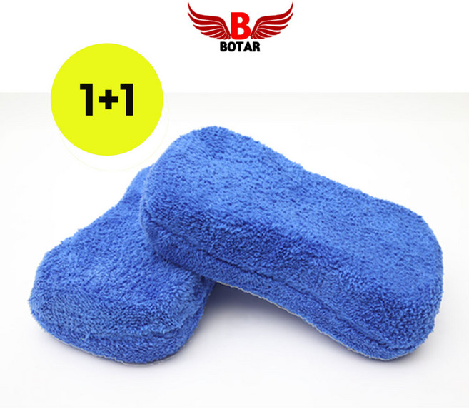 [보타르] 큐닦이 스펀지 당구대 청소천 청소 타월 클리너 한손클리너 /당일출고, 1세트, 블루