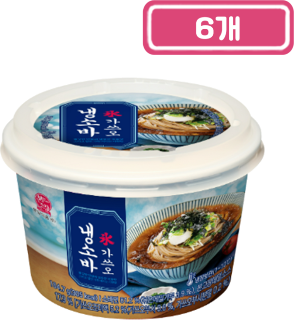 한일)가쓰오냉소바, 6개, 185g