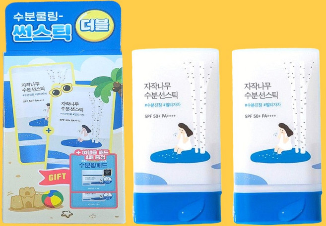 라운드랩 자작나무 수분 선스틱, 19g, 2개