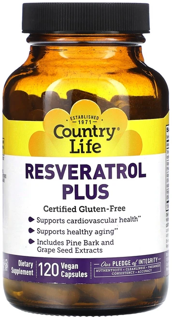 컨트리 라이프 레스베라트롤 플러스 120 베지캡슐, 1개, 120정 - 쿠팡