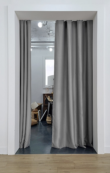 중문커튼 공간분리 현관 가림막 커튼 + 압축봉 증정