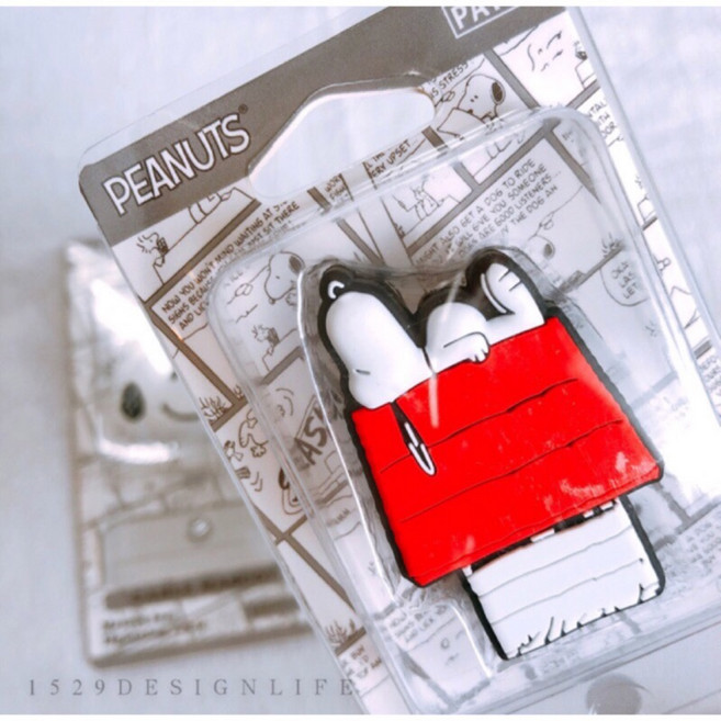 PEANUTS 手機充電線保護套, 1個, 史努比 房屋款