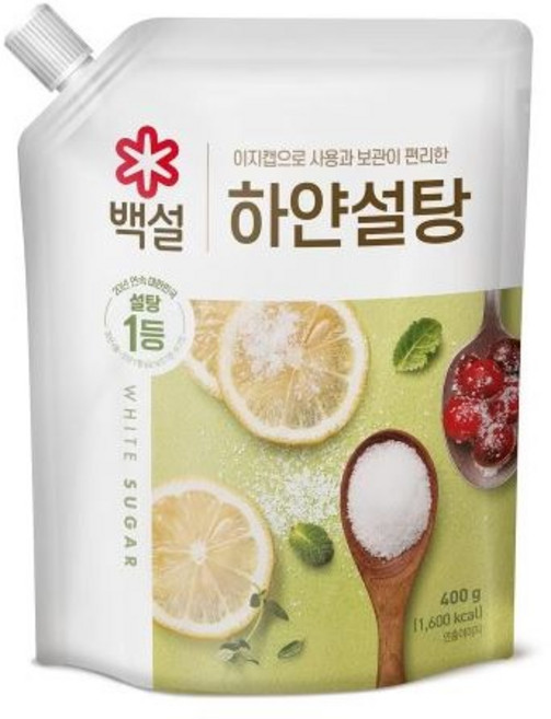 CJ백설 설탕(하얀) 400g, 1개