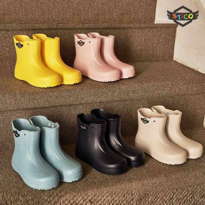 스티코 키즈 SEB-K10 아동 장화미끄럼방지 레인부츠 여아 남아 유아