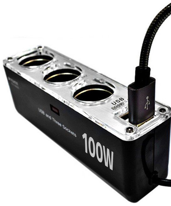 rozet 차량용멀티탭 소켓3구 시거잭 충전기 RX-6800, ., 상세참조