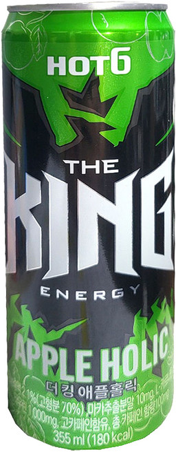 롯데 핫식스 더킹 애플홀릭, 355ml, 30개