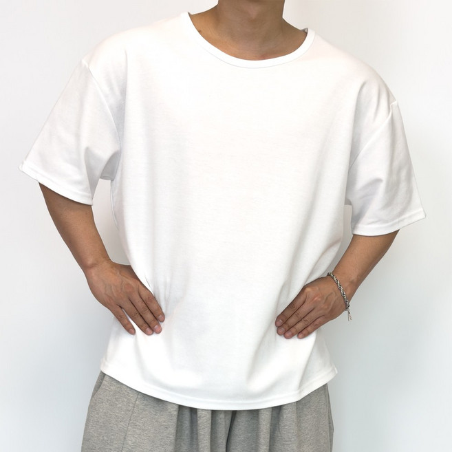 PACIENCIA 오버핏 U넥 반팔