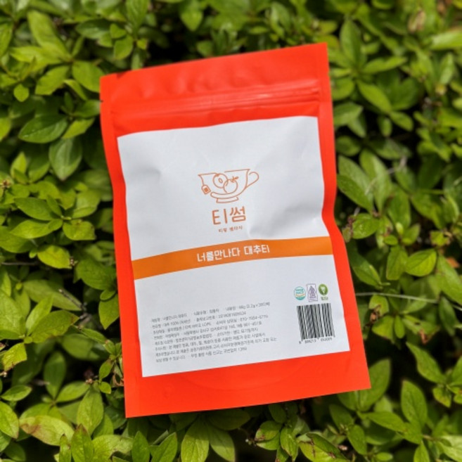 티썸 너를만나다 대추티 국내산 대추차 생분해 티백, 1개, 30개입, 2.2g