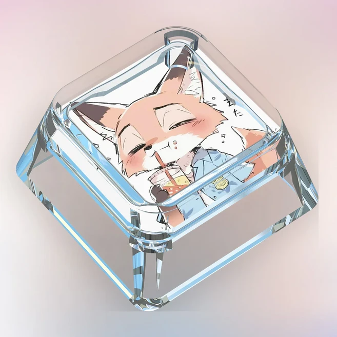 올스토어 Zootopia 애니메이션 테마 키캡 기계식 키보드 XDA 높이 1개 PC 게임 수집 선물 맞춤형, 13 288-FM