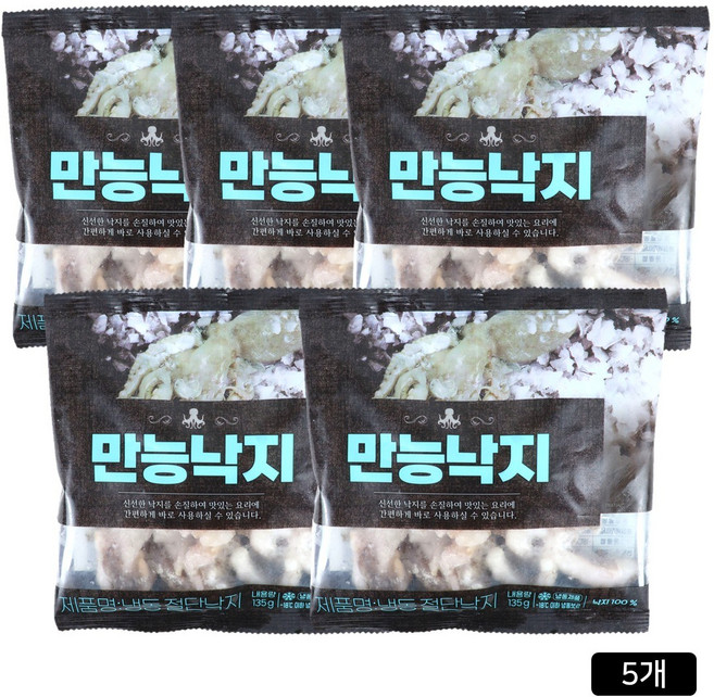 [홈쇼핑] 레이먼킴 만능낙지 + 만능볶음양념, 5개, 135g