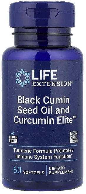 라이프익스텐션 강황 포뮬라 블랙 커큐민 씨오일 및 Curcumin Elite 60정, 1 - 쿠팡