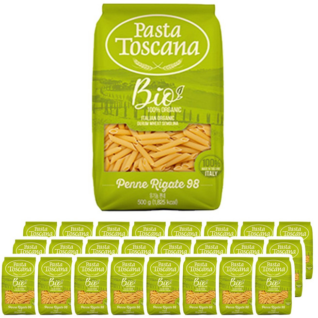 오뚜기 파스타 토스카나 유기농 펜네 500g, 24개