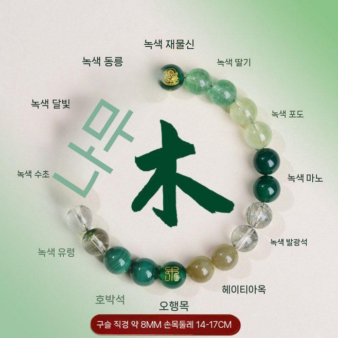 제이베니 보타산 오행 재신 팔찌 천연석 수정 기운 향상 액세서리 악운 해소 밸런스팔찌, 4. 여성-뮤주안 향수, 1개