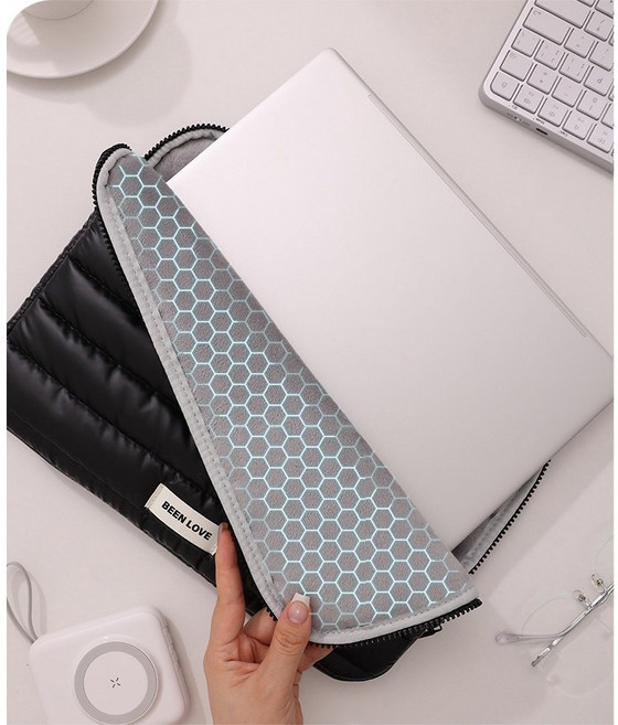 티이엠 노트북 파우치 가방 1P, 블랙, 1개